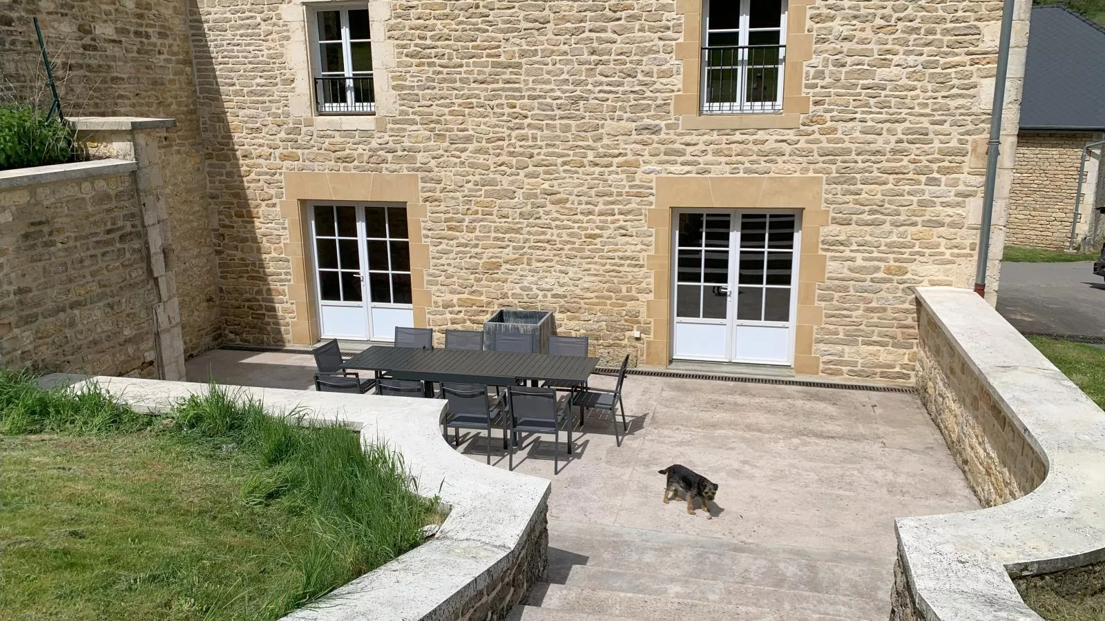 Gite du Moulin-Terrasse/Balkon