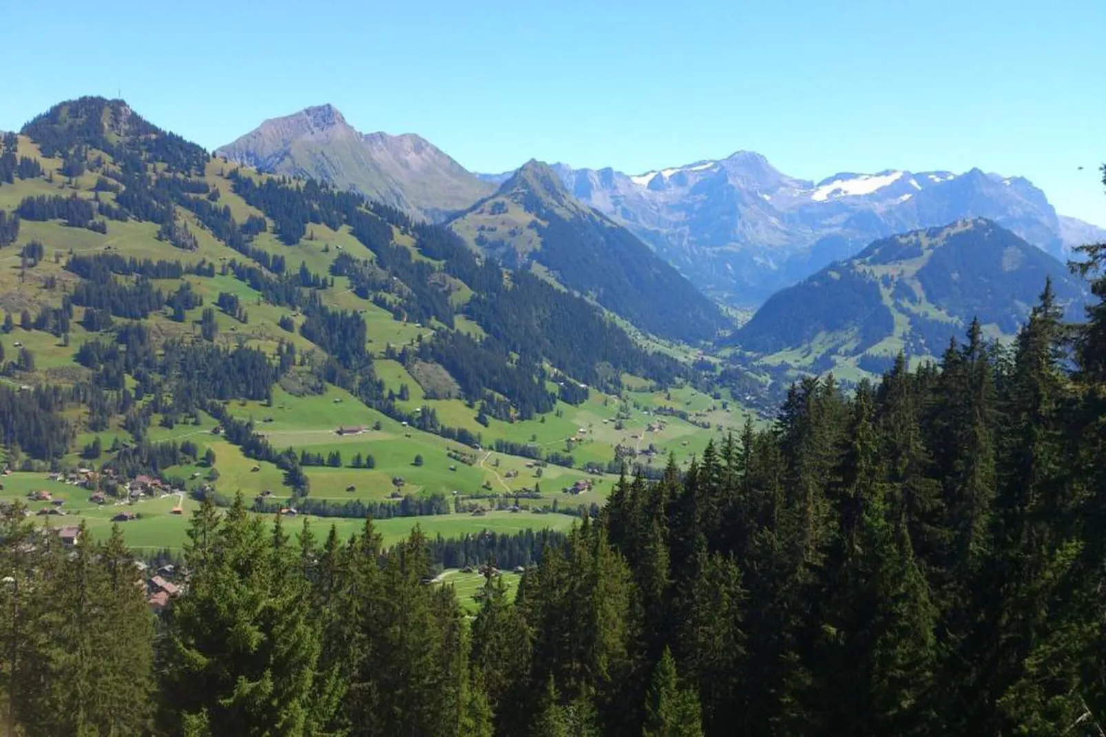 Gstaad Luxurious flat with terrace & stunning views-Garten Sommer