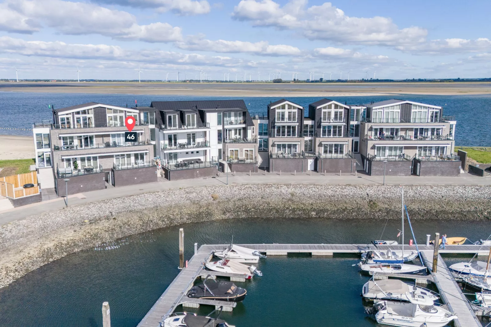 Luxe appartement Vista Maris - Havenweg 8-34  Sint-Annaland Oosterschelde - Exterior in summer