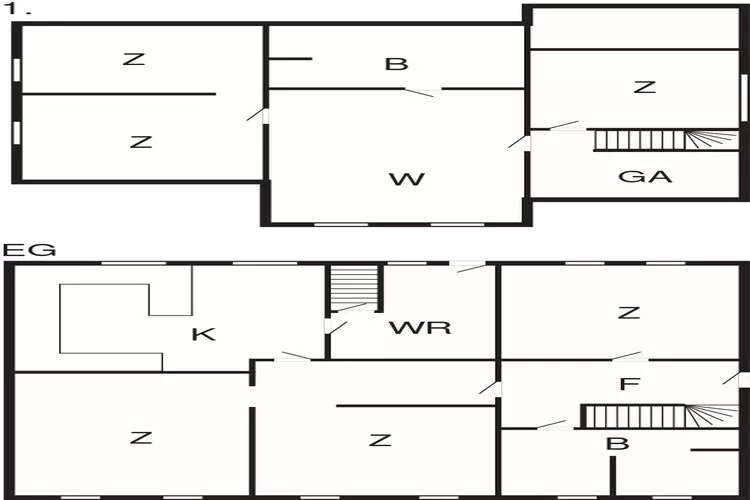 BUDGET DOBBELT V(RELSE (2 personer)-Grundriss