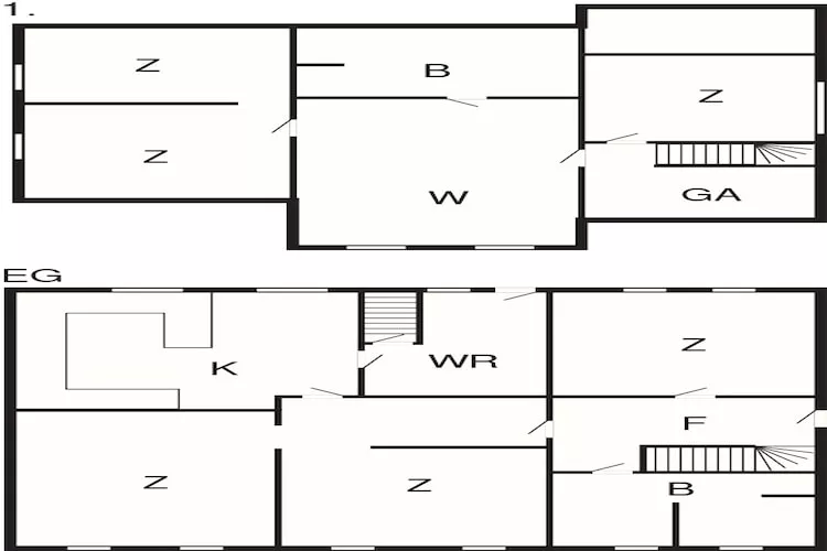 BUDGET DOBBELT V(RELSE (3 personer)-Grundriss