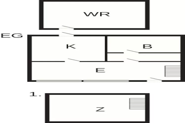 Maison de vacances pour 2 a Bogense-By Traum-Plan