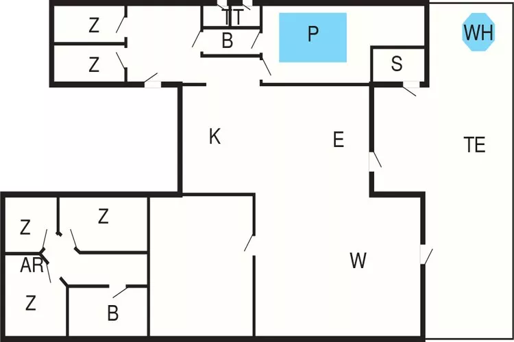 5 star holiday home in Dronningmølle-Floor plan