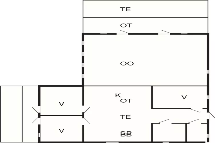 4 star holiday home in Væggerløse-Floor plan