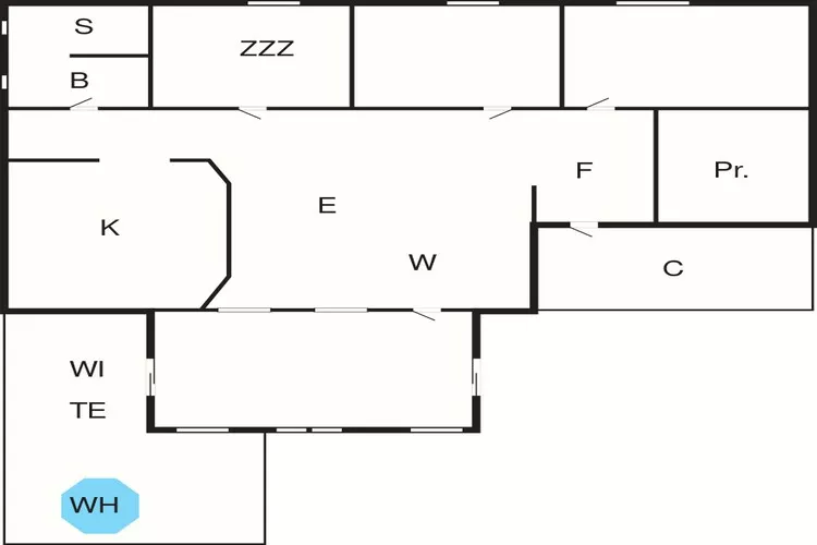 4 star holiday home in OSKARSTRÖM-Floor plan