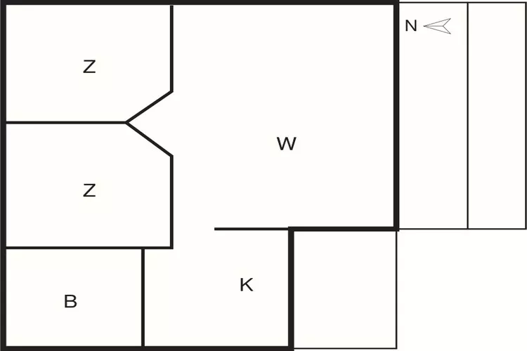 6 person holiday home in Give-By Traum-Floor plan