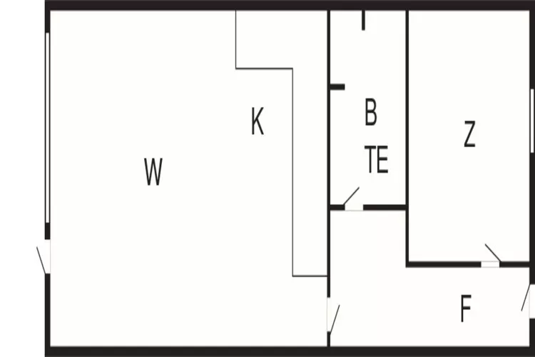 4 person holiday home in Glesborg-Floor plan