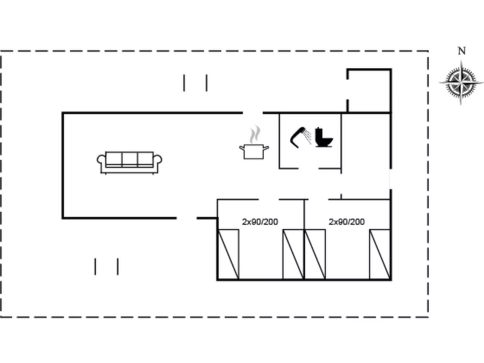 "Franja" - 120m from the sea-Inside