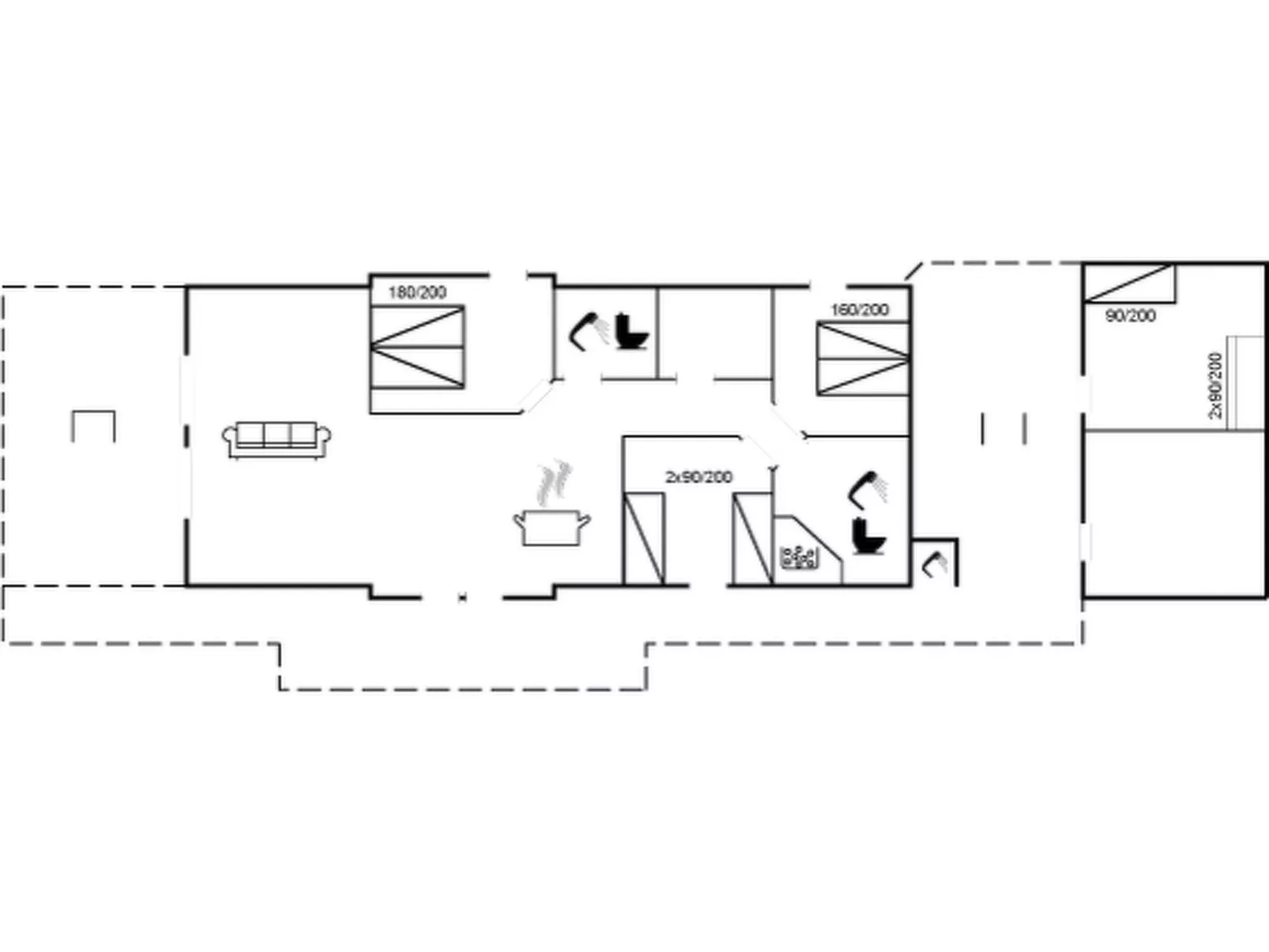 "Hildegardt" - 150m from the sea-Inside