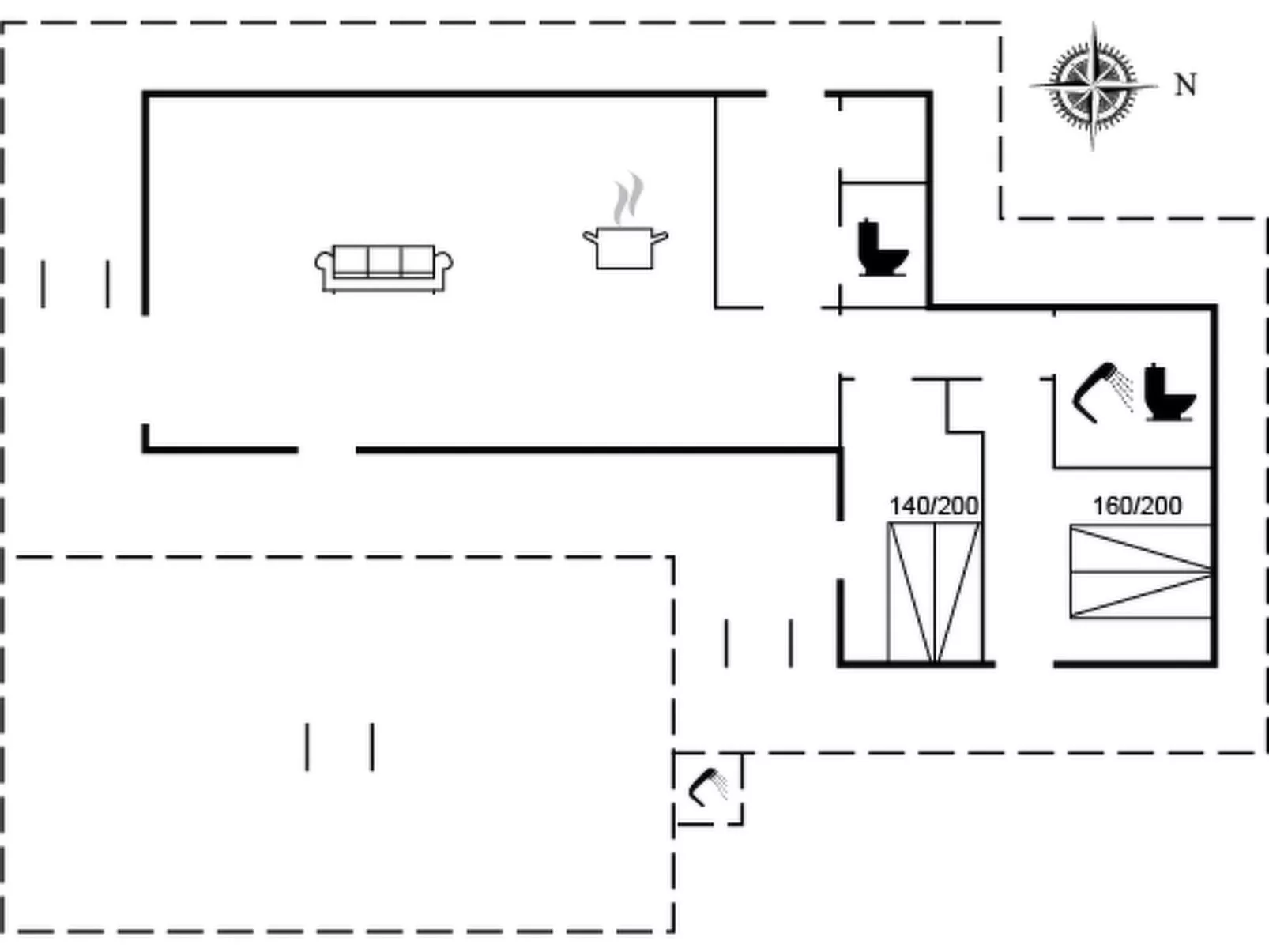 "Yardila" - 1.4km from the sea-Inside
