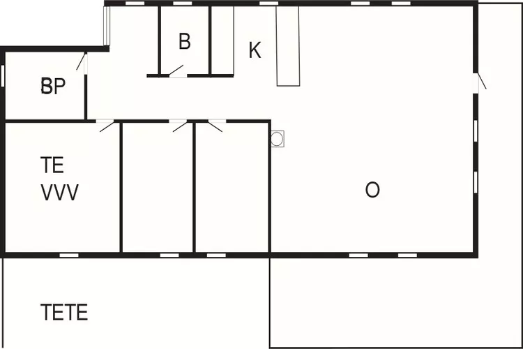 8 person holiday home in lyngdal-Floor plan