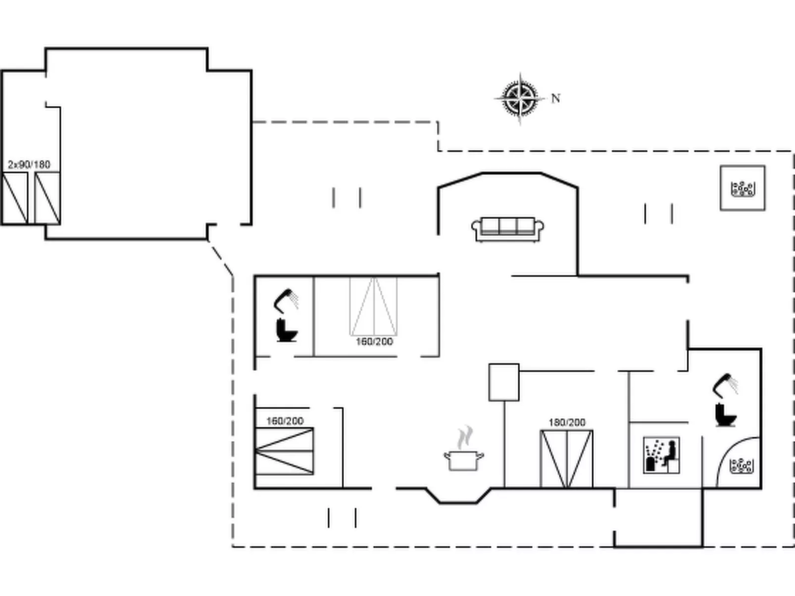 "Djuna" - 550m from the sea-Inside