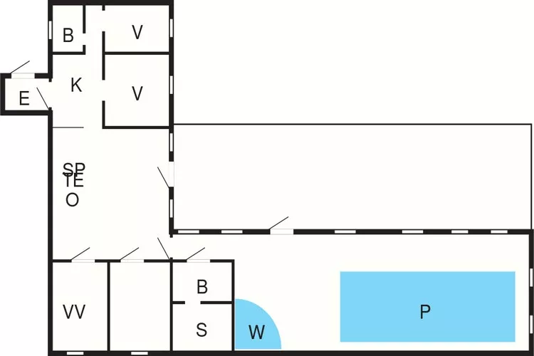 4 star holiday home in Væggerløse-Floor plan