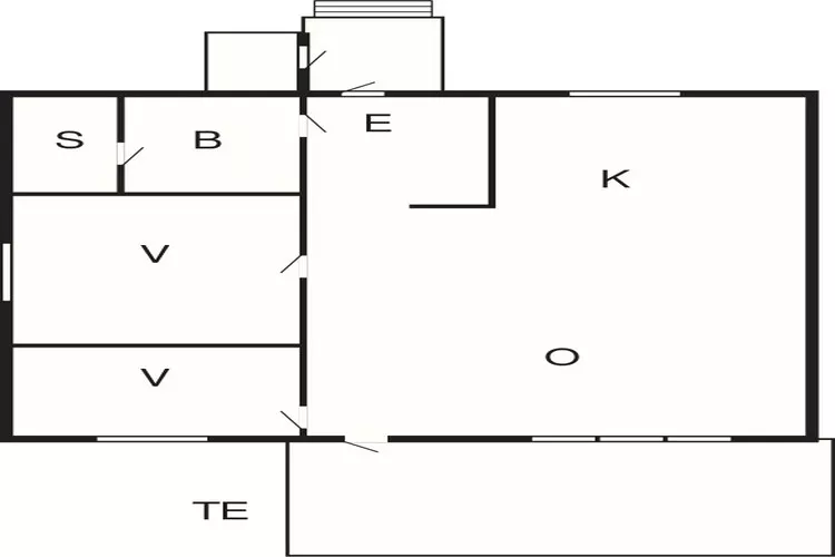 4 Sterne Ferienhaus in SYSSLEBÄCK-Grundriss