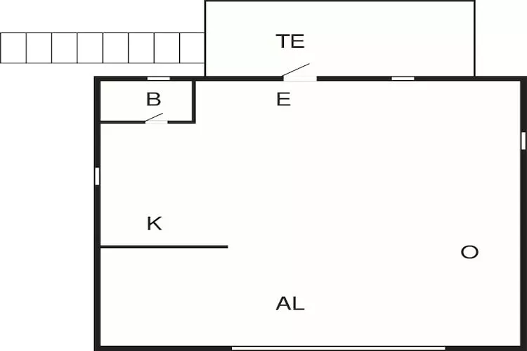 4 star holiday home in Romelanda-Floor plan