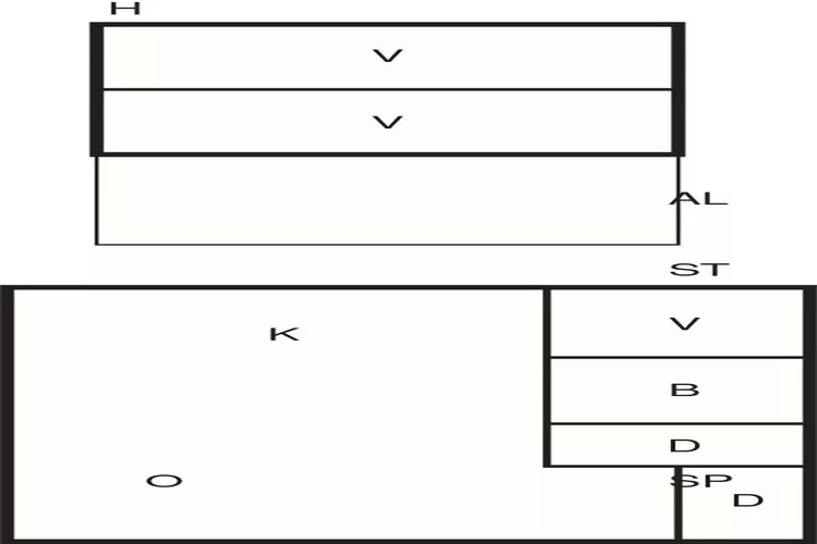 6 person holiday home in Tjørhom-Floor plan