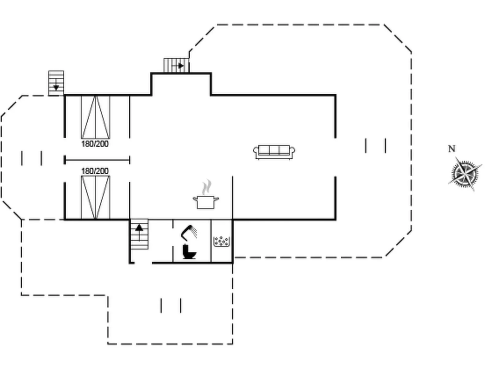 "Berner" - 40m from the sea-Inside