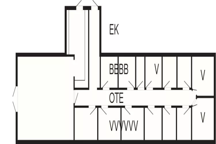 Delt værelse til 2 personer-Plan