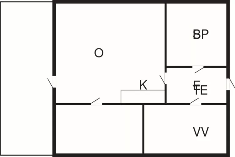 4+1 pers.Hus-Floor plan
