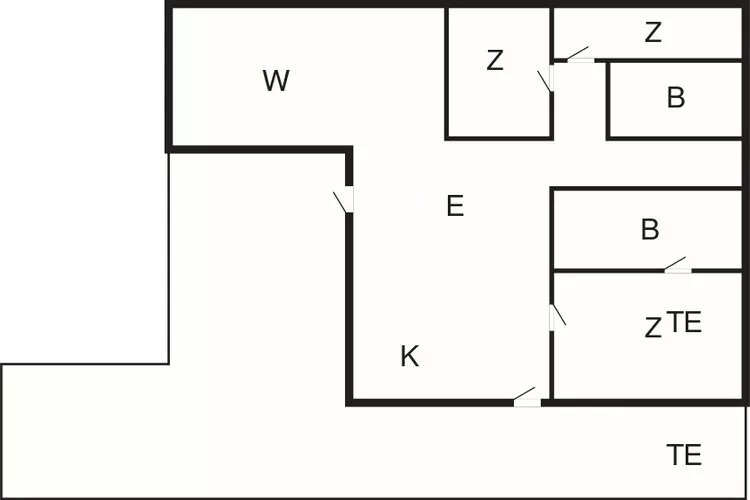 5 star holiday home in Gilleleje-Floor plan