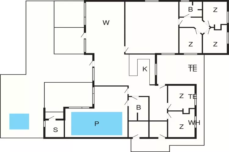 5 star holiday home in Otterup-Floor plan