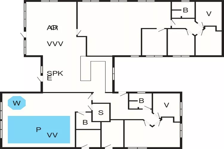 5 Sterne Ferienhaus in Ålbæk-Grundriss