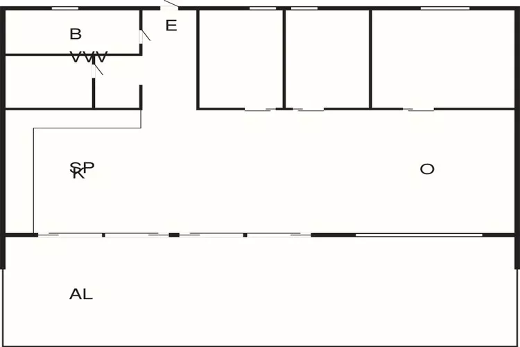 5 Sterne Ferienhaus in Löttorp-Grundriss