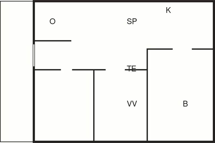 4 person holiday home in gol-Floor plan