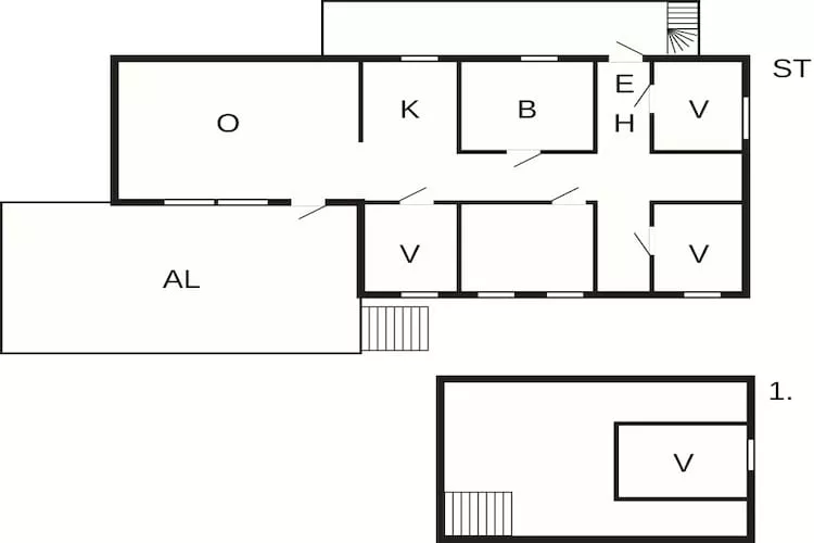 4 Sterne Ferienhaus in SORUNDA-Grundriss