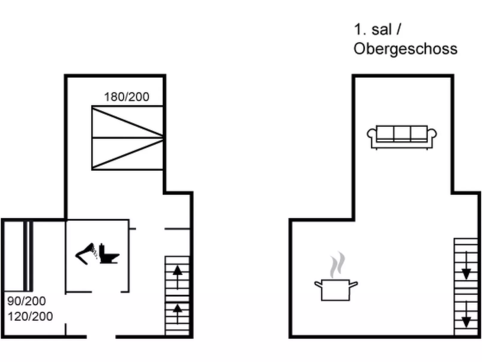 "Merta" - 500m from the sea-Dedans
