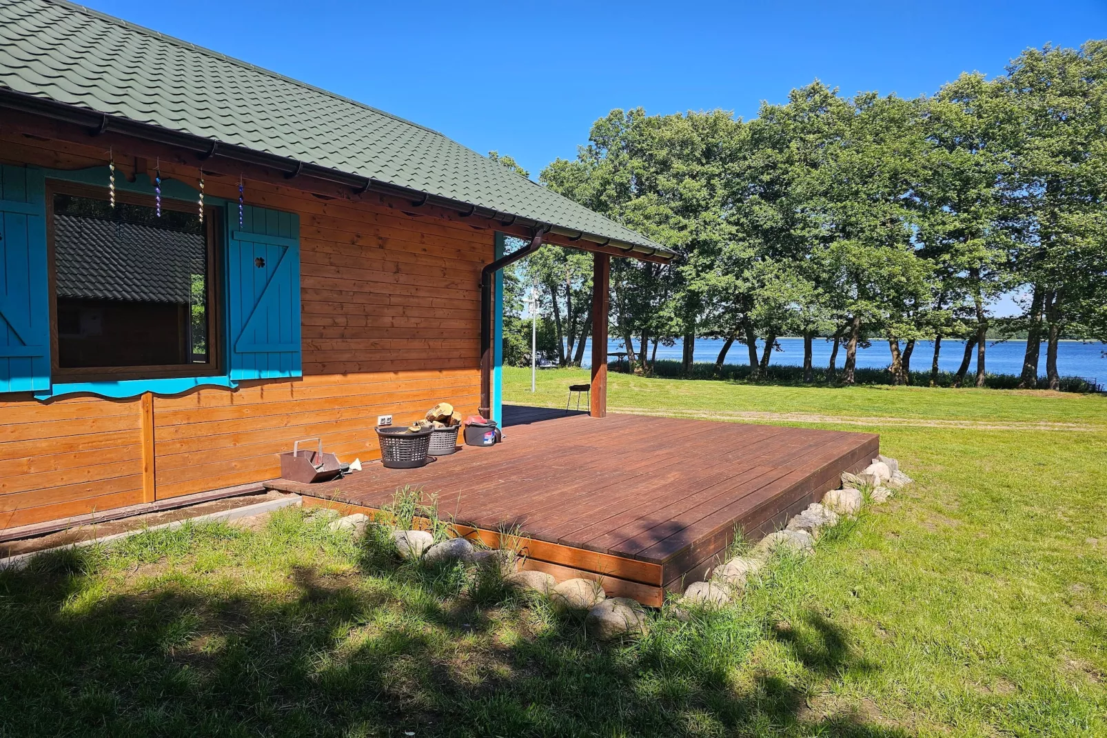 	Domek wakacyjny NIEZAPOMINAJKA dla max 4 osób Grąbczyn-Terrace balcony