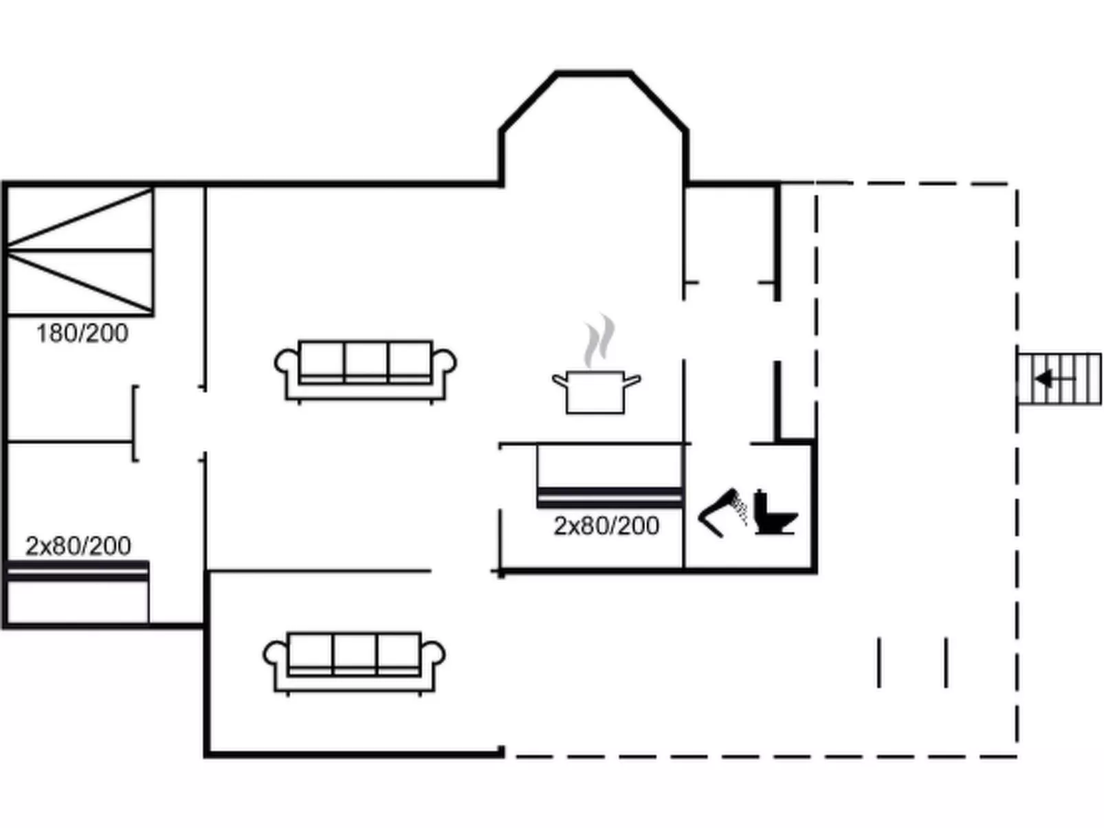 "Kaare" - 250m from the sea-Inside
