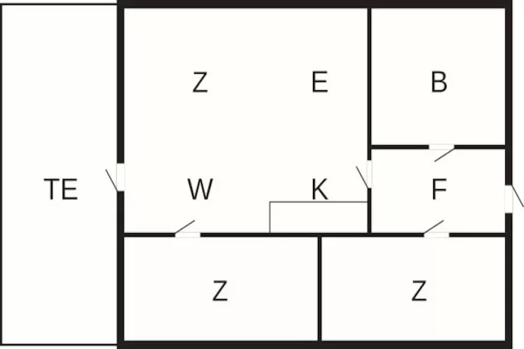 4-6 pers.Hus-Plan