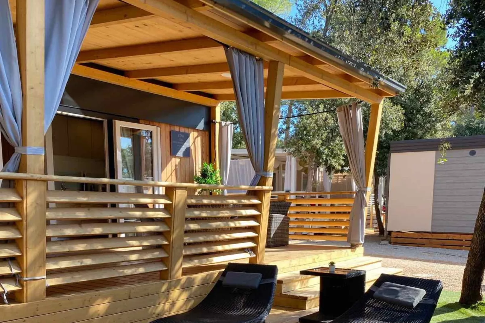 Oliva Mobile Home Camping Park Soline - Two bedroom mobile home with Terrace