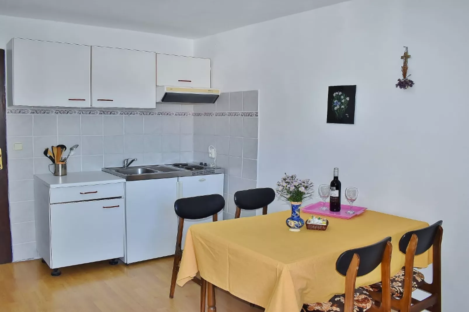 Apartments Jug - Comfort Studio  Apartment with Balcony and Sea View