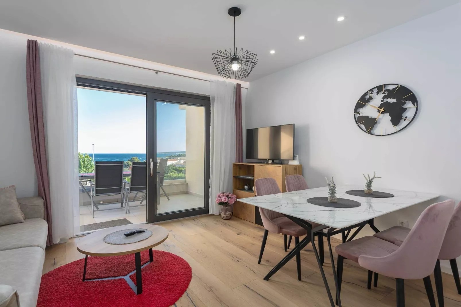 Luxury Beachfront Krk Apartments with Terrace - One Bedroom Apartment with Terrace