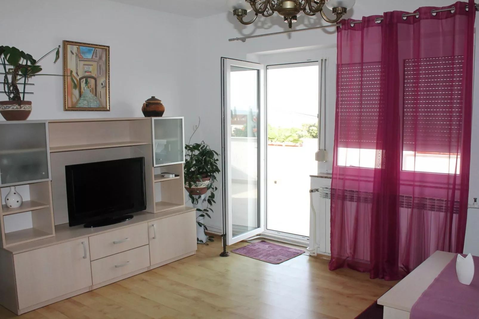 Serene Sea View Krk Apartment with Balcony - Two Bedroom Apartment with Sea View and Balcony