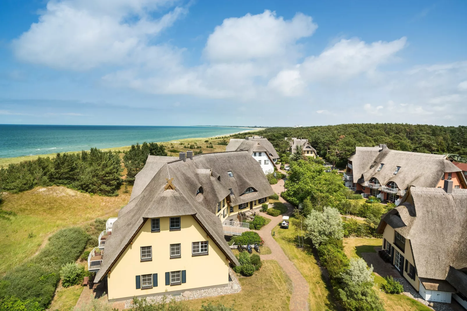 Garten Ferienwohnung - Strandhotel Dünenmeer