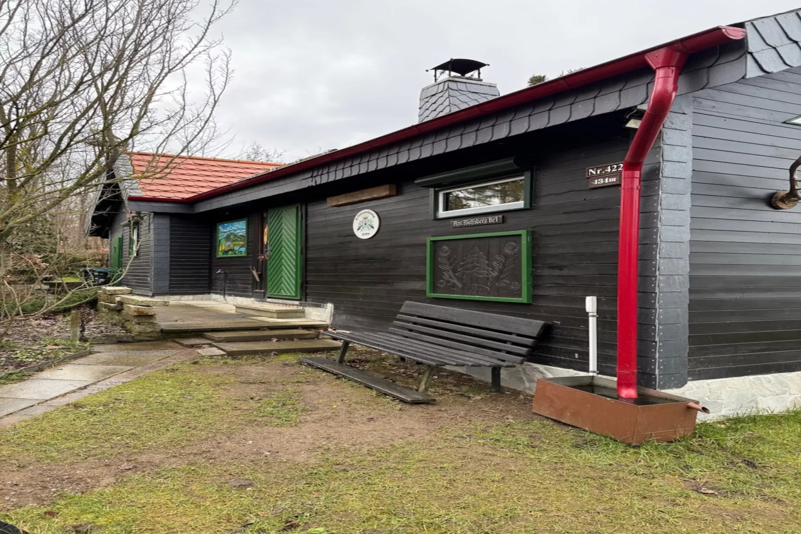 Hütte am Wolfsberg-Außenbereich Sommer