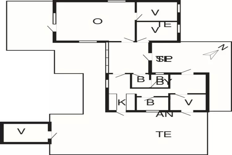8 person holiday home in Ålbæk-Floor plan