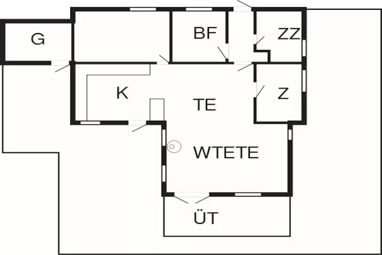 6 person holiday home in Lemvig-Floor plan