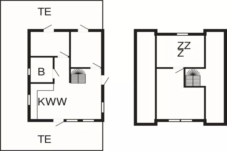 6 person holiday home in Læsø-Floor plan