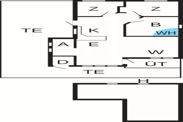 6 person holiday home in Humble-Floor plan
