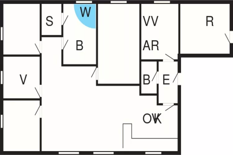 Maison de vacances pour 8 a Sydals-Plan