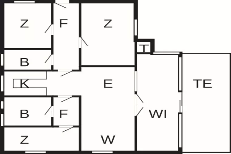 5 person holiday home in Ålbæk-Floor plan