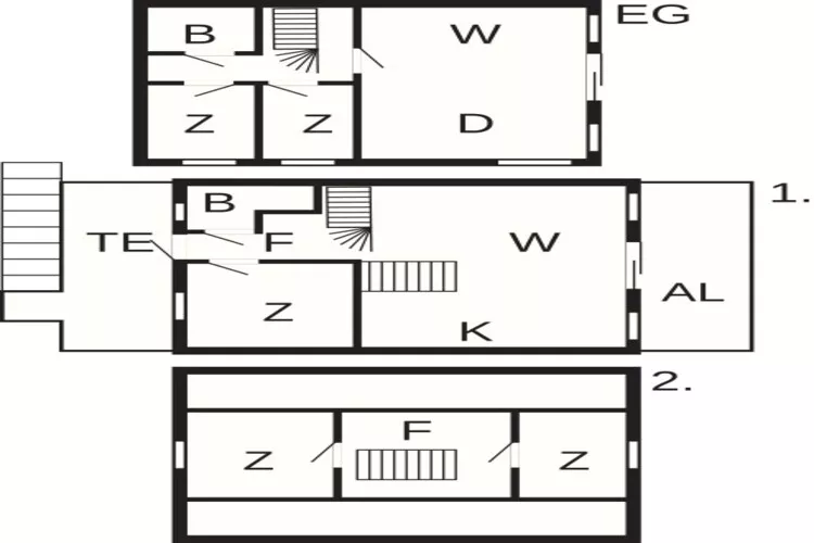 8 person holiday home in Urangsvåg-Floor plan