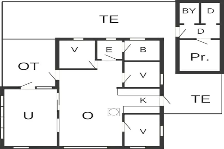 6 person holiday home in Sæby-Floor plan