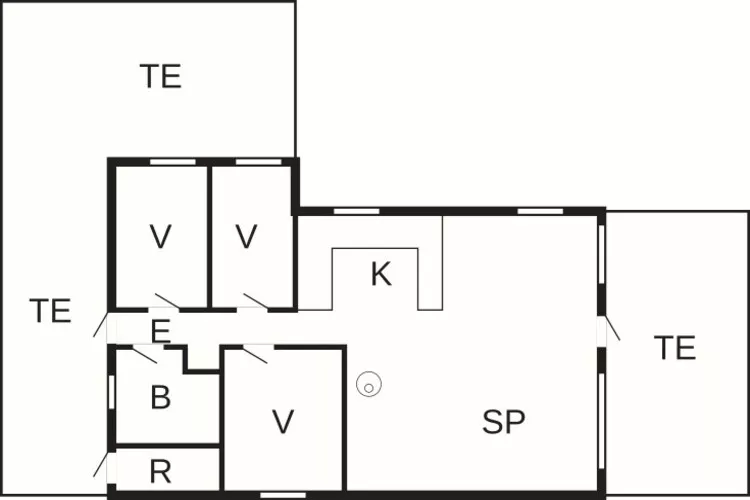 6 Personen Ferienhaus in Løkken-Grundriss