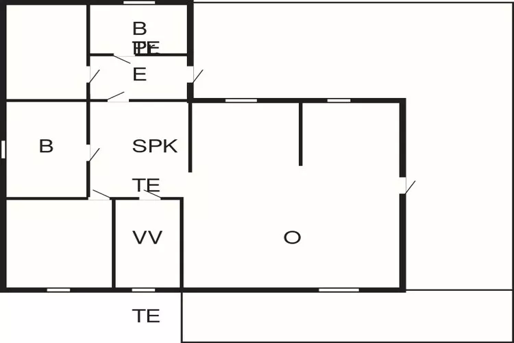 4 person holiday home in Botnhamn-Floor plan