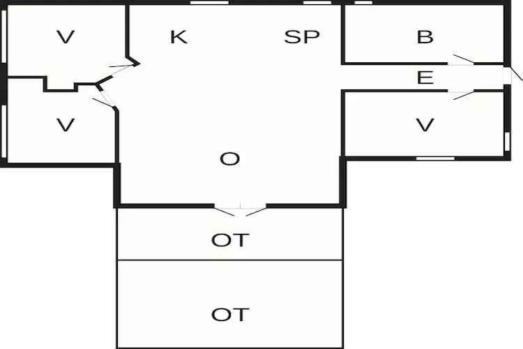 6 person holiday home in Ansager-Floor plan